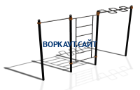 Спортивный комплекс воркаут ВС-129 в Тамбове