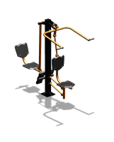 Уличный тренажер "Верхняя тяга Жим ногами" УТ322 в Тамбове