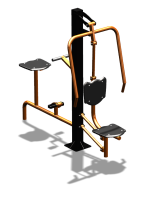 Уличный тренажер "Жим от груди Вело" УТ321 в Тамбове