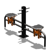 Уличный тренажер  "Каталка двойная"   УТ215 в Тамбове