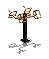 Уличный тренажер  "Штурвал двойной"  УТ201 в Тамбове