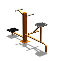 Уличный тренажер "Твистер стоя Твистер сидя" УТ323 в Тамбове