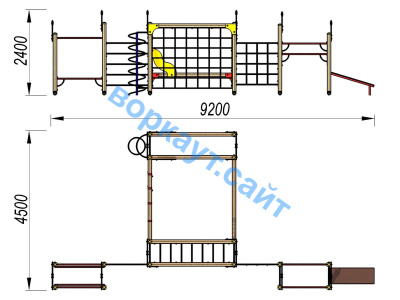 Детский спортивный комплекс ДСК 3102 в Тамбове