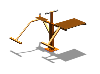 Уличный тренажер "Пресс Гиперэкстензия" УТ327 в Тамбове
