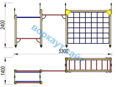 Детский спортивный комплекс Атлет ДСК 3106 в Тамбове