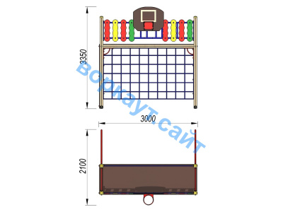 Детский спортивный комплекс ДСК 3101 в Тамбове