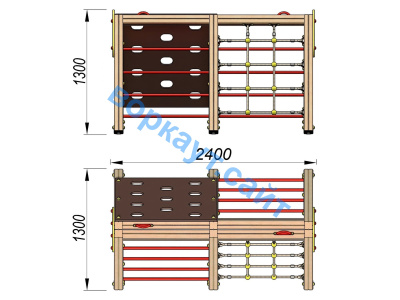 Детский спортивный комплекс ДСК 3203 в Тамбове