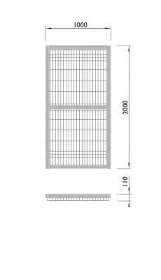 Калитка спортивной площадки МАФ 5105 в Тамбове