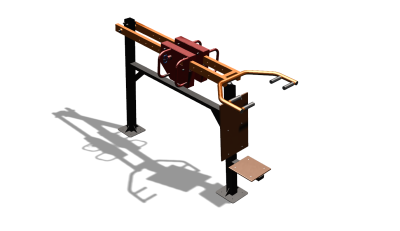 Силовой уличный тренажер  "Жим сидя"  УТ412 в Тамбове