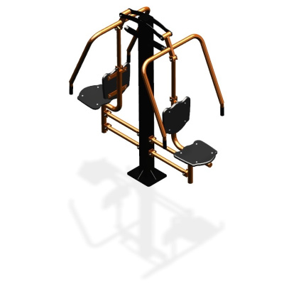 Уличный тренажер  "Жим от груди двойной" УТ204 в Тамбове