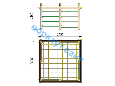 Детский спортивный комплекс ДСК 3109 в Тамбове