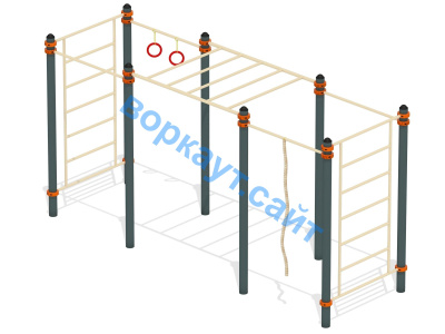 Воркаут комплекс гимнастический  ВС-24 в Тамбове
