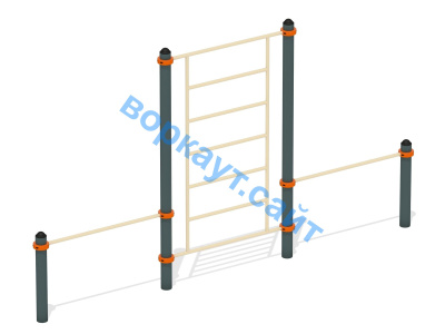 Шведская стенка с перекладинами ВС-13 в Тамбове