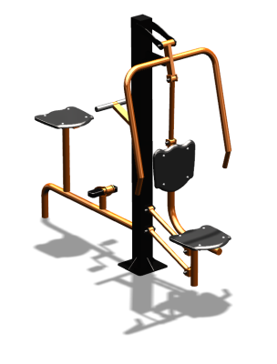 Уличный тренажер "Жим от груди Вело" УТ321 в Тамбове