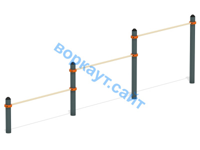 Каскад турников тройной ВС-6 в Тамбове