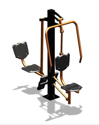 Уличный тренажер "Жим от груди Жим ногами" УТ304 в Тамбове
