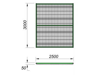 Ограждение спортивной площадки 2500х3000 МАФ 5103 в Тамбове