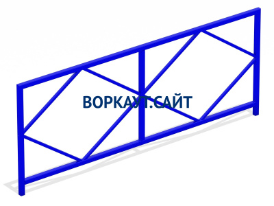 Ограждение площадки МАФ 5001 в Тамбове