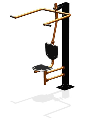 Уличный тренажер "Верхняя тяга одинарный" УТ 114 в Тамбове