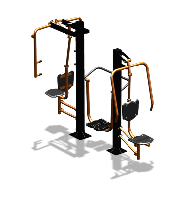 Уличный тренажер "Жим от себя Шагомер Баттерфляй" УТ303 в Тамбове