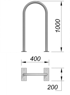 Велопарковка МАФ 6001 в Тамбове