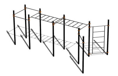 Спортивный комплекс воркаут ВС-118 в Тамбове