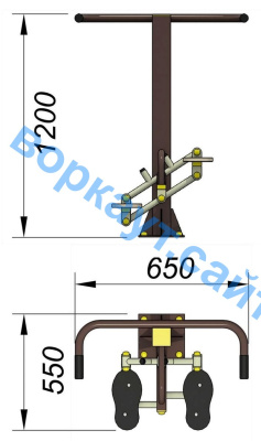 Уличный тренажер "Балансир" УТ 007 в Тамбове