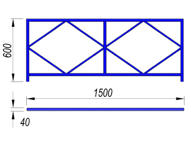 Ограждение площадки МАФ 5001 в Тамбове
