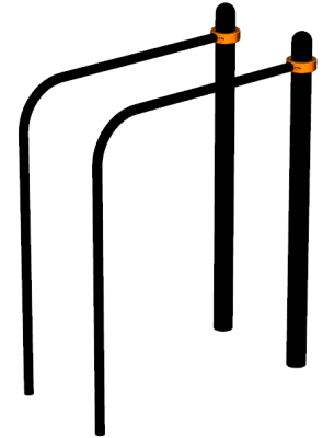 Воркаут брусья приставные ВС-39 в Тамбове