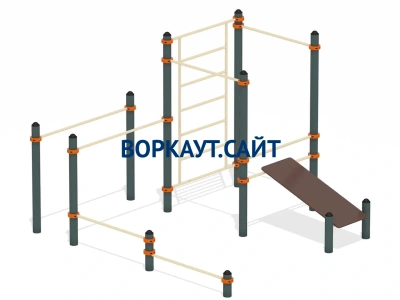 Спортивный комплекс воркаут ВС-43 в Тамбове