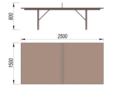 Теннисный стол МАФ 3517 в Тамбове