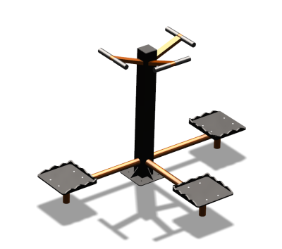 Уличный тренажер "Твистер тройной" УТ337 в Тамбове