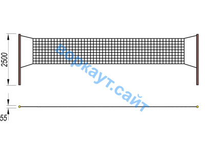 Волейбольные стойки СИО 3515 в Тамбове