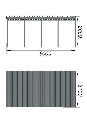 Теневой навес трибун МАФ 4130 в Тамбове