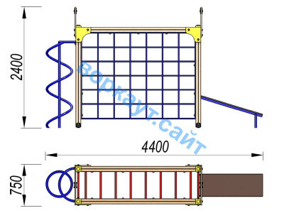 Детский спортивный комплекс Юниор ДСК 3105 в Тамбове
