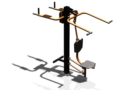 Уличный тренажер "Верхняя тяга Брусья Пресс" УТ339 в Тамбове