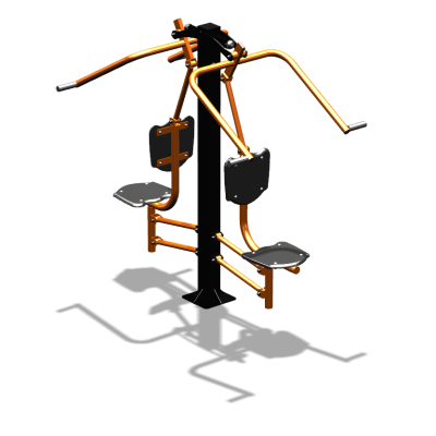 Уличный тренажер  "Верхняя тяга двойная"  УТ207 в Тамбове