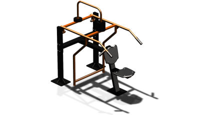 Силовой уличный тренажер  "Жим вверх сидя"  УТ403 в Тамбове