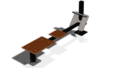 Силовой уличный тренажер  "Скамья для пресса"  УТ415 в Тамбове